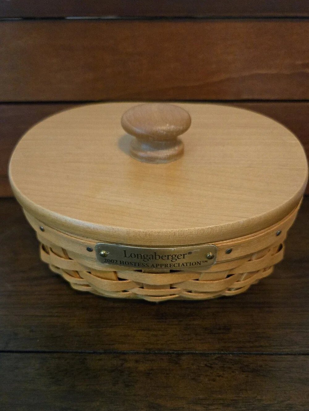 Longaberger 2002 Hostess Appreciation Basket